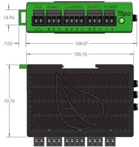 Maršrutizatorius Duomenų Registratorius - TIGO CCA Rinkinys 900 TS4 Įrenginiai Modbus Palaikymas Greitas Išjungimas