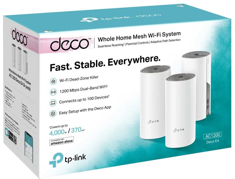 Maršrutizatorius Mesh Wi-Fi sistema - TP-Link AC1200 Whole Home Mesh Wi-Fi Sistema, 1167 Mbit/s