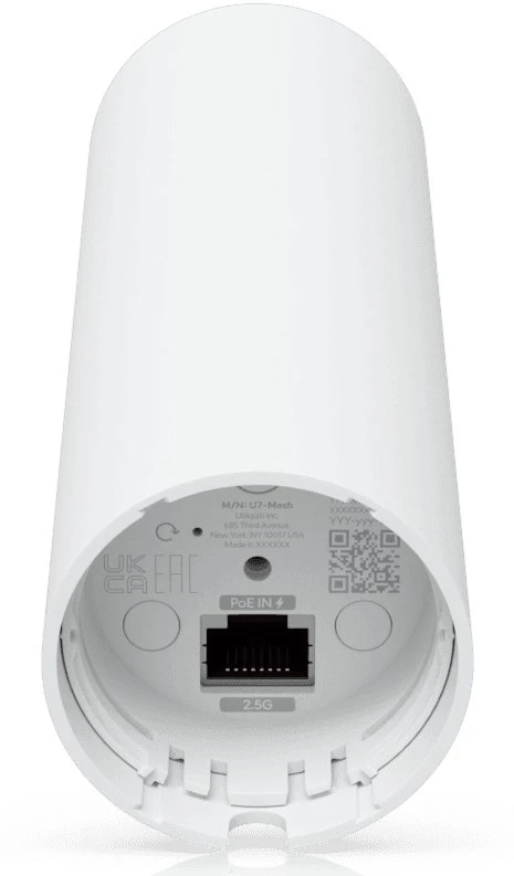 Ubiquiti U7 Mesh 5000 Mbit/s Baltas Power over Ethernet (PoE)