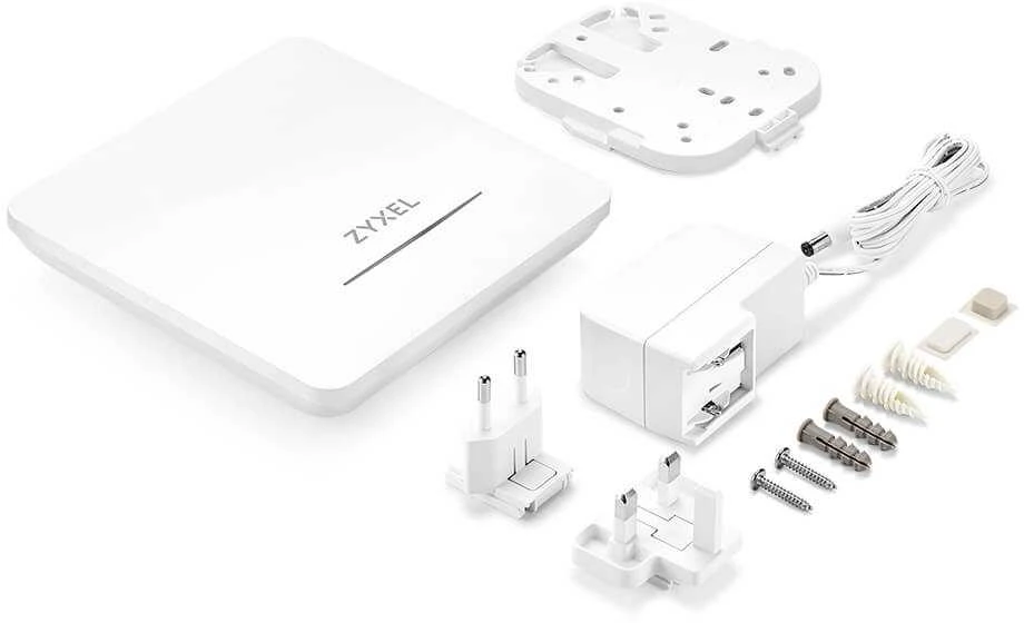 Maršrutizatorius ZYXEL WIFI 7 AP, PRIEIGOS TAŠKAS, BE6500, (2,4 GHz: 2X2:2, 5 ARBA 6 GHz: 4X4:2) MU-MIMO, DU RADIJAI 2,4 IR 5 ARBA 6 GHz, 1 X 2,5 G LAN PRIEVADAI, POE+ (802.3AT), AUTONOMAS/NEBULA CLOUD SU MAITINIMO ADAPTERIU (2 METŲ GARANTIJA)