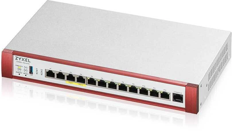 Maršrutizatorius ZYXEL USG FLEX 500 H, USER-DEFINABLE PORTS WITH 2*2.5G, 2*2.5G (POE+) & 8*1G, 1*USB WITH 1 YR ENTRY DEFENSE PACK