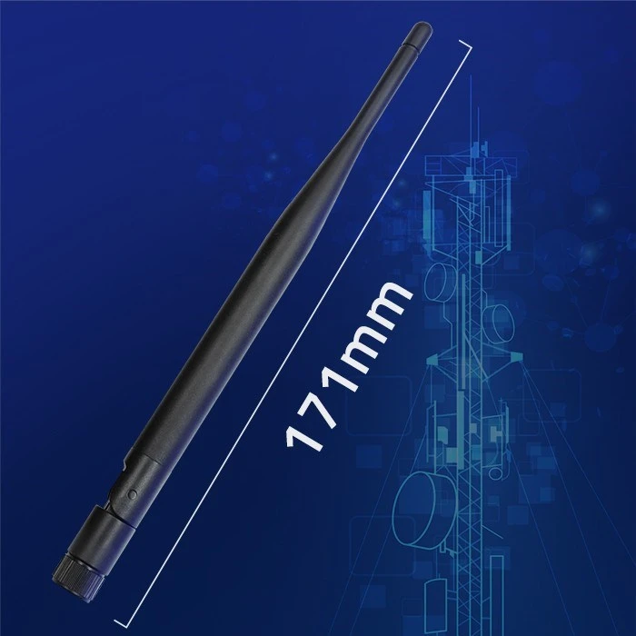 Qoltec 57046 Wi-Fi antena 2.4/2.5 GHz | 5.1/5.8 GHz | 5dBi | omnidirectional | Indoor