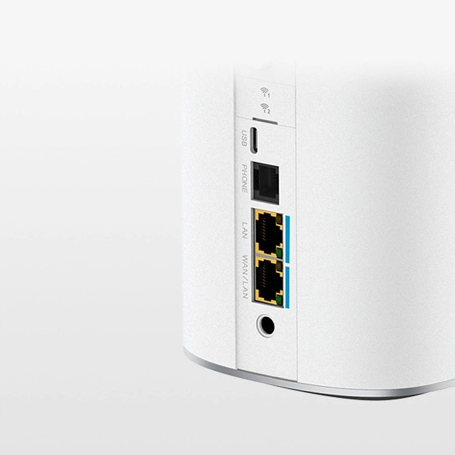 Maršrutizatorius - ZTE G5 Ultra 5G Dual-Band Wi-Fi 1000 Mbit/s Ethernet Prievadai