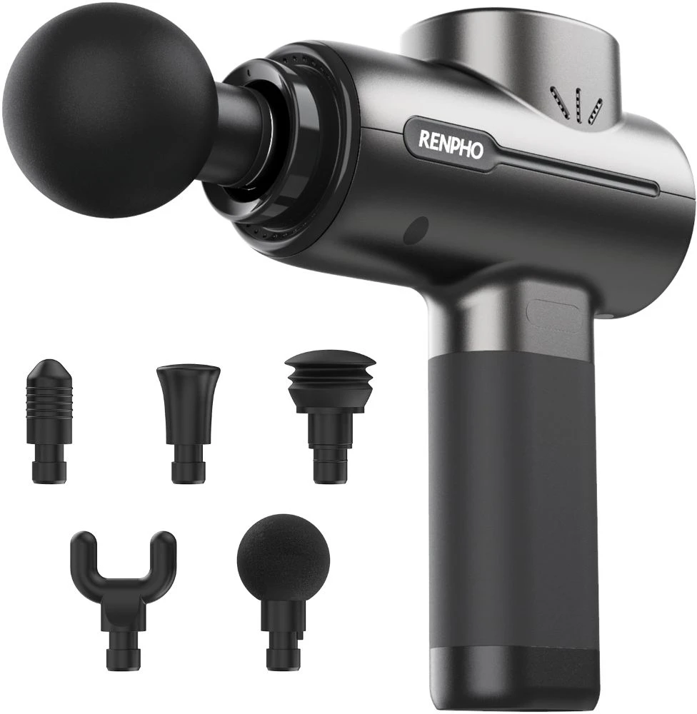 Masažuoklis - RENPHO Active Massage Gun GM171, 3200 RPM, 50 lbs Force, Juoda