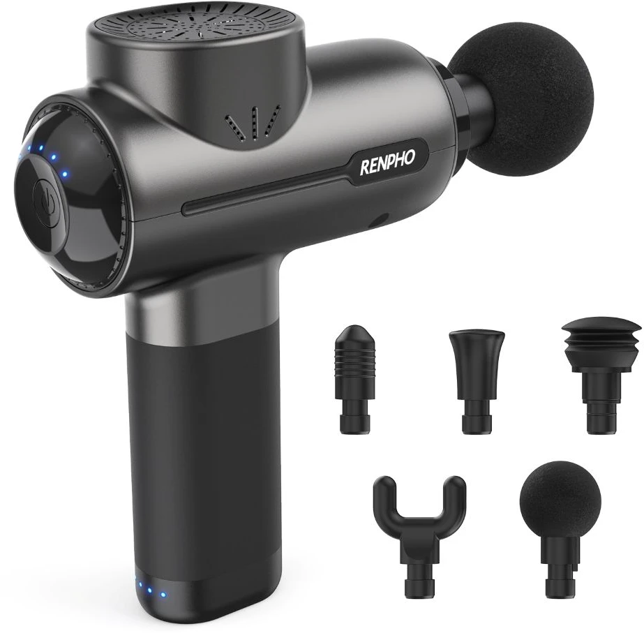 Masažuoklis - RENPHO Active Massage Gun GM171, 3200 RPM, 50 lbs Force, Juoda