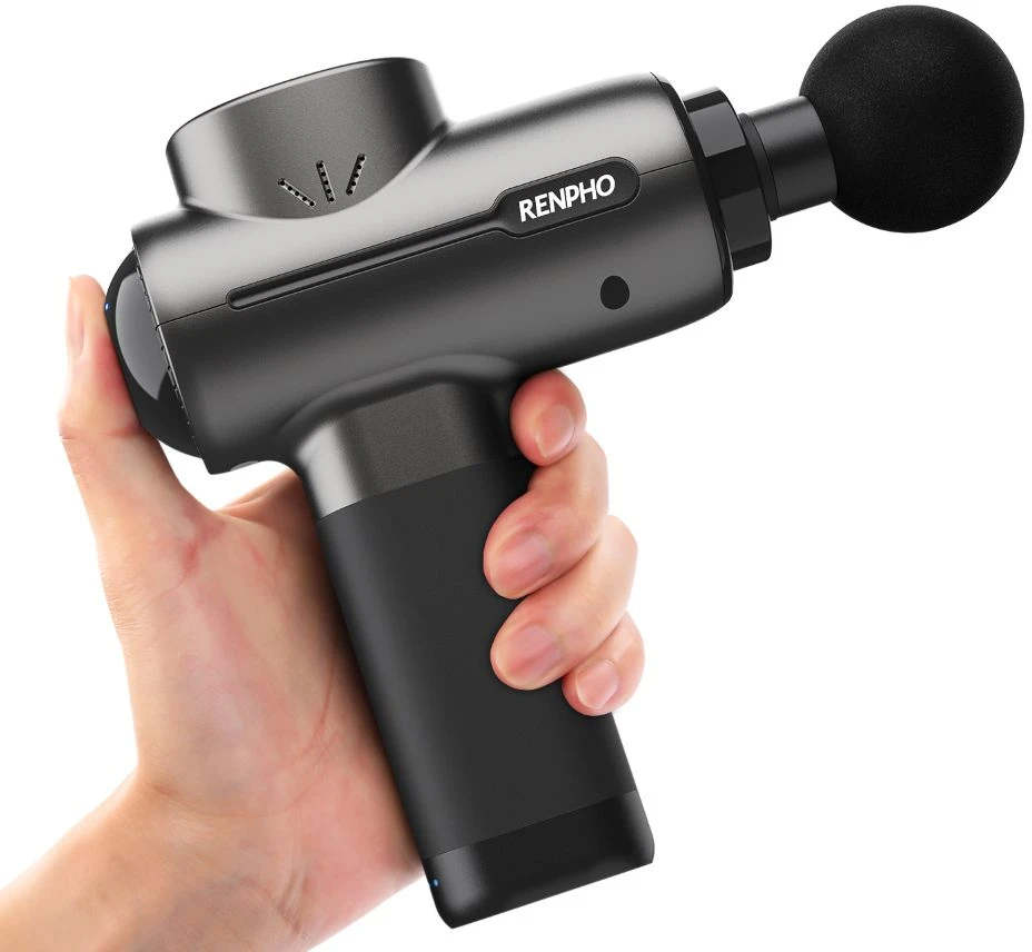 Masažuoklis - RENPHO Active Massage Gun GM171, 3200 RPM, 50 lbs Force, Juoda