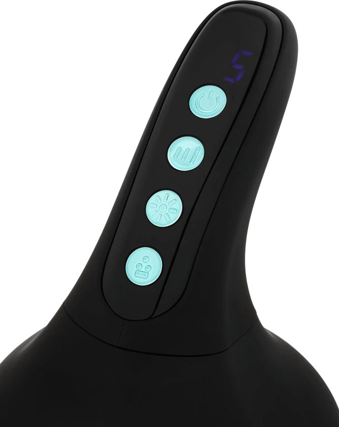 Masažuoklis - Medivon Eclipse Vakuuminis Masažuoklis, Šildymas, 2 Režimai, 9 Siurbimo Lygiai, 6 Taurės, 1 800 mAh, USB-C