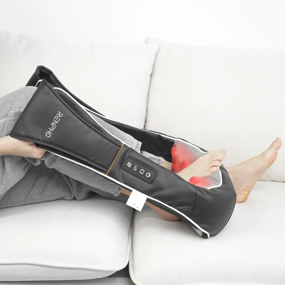 Masažuoklis - RENPHO U-Neck 1 Shiatsu Kaklo Ir Pečių Masažuoklis, 8 Sukamieji Mazgai, Šildymo Funkcija