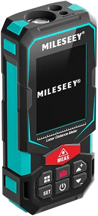 Matavimo Priemonė - Mileseey S7 Lazerinis Atstumo Matuoklis 100m, ±2 mm Tikslumas, Bluetooth, IP65 Juodas