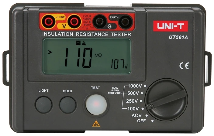 UNI-T UT501A izoliacijos varžos testeris