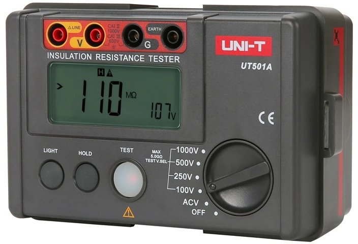 UNI-T UT501A izoliacijos varžos testeris