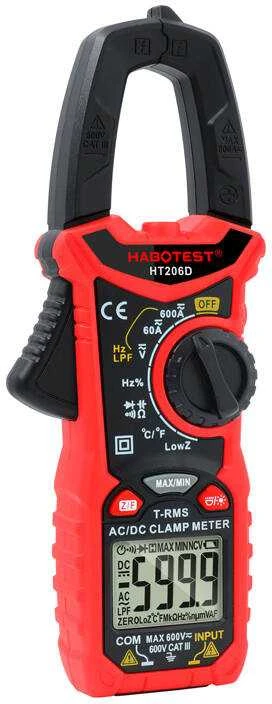 Srovės AC/DC matavimo replės Habotest HT206D