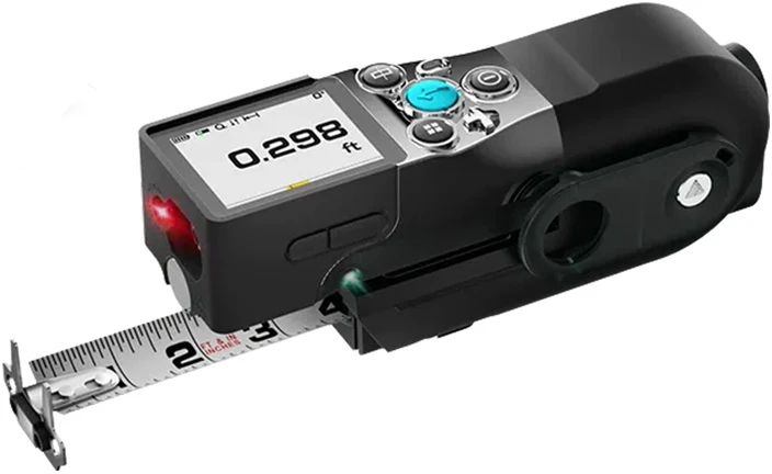 „Mileseey XTAPE1“ lazerinis atstumo matuoklis su 100 metrų matavimo juosta