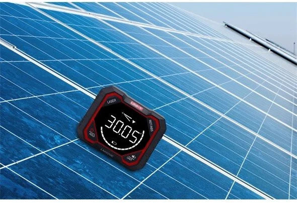 Matuoklis - Uni-T LM320E Skaitmeninis Protractor 0–360° ±0.2° Tikslumas Magnetinė Bazė USB-C Juodas