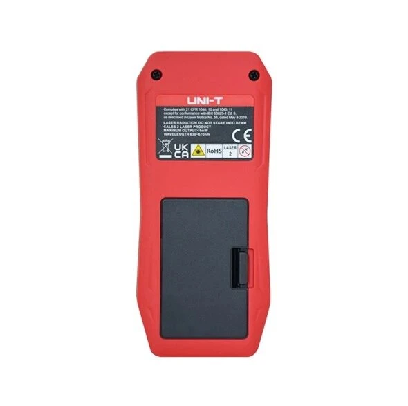 Matuoklis - Uni-T LM50A Lazerinis Atstumo Matuoklis 50m Diapazonas, +/- 2mm Tikslumas, Juodas