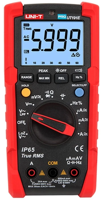 UNIVERSALUS MATAVIMO PRIETAISAS UT-191E UNI-T