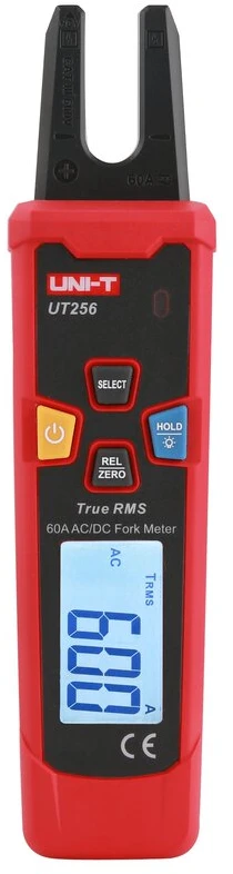 Matuoklis - UNI-T UT256 Žnyplinis Matuoklis 60A AC/DC, 600V Tikras RMS, Juodas