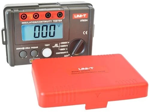 Matuoklis - UNI-T UT502A Skaitmeninis Izoliacijos Atsparumo Testeris 500V-2500V, 20 GΩ