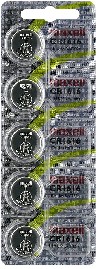 Baterija - Maxell CR1616 3V 55mAh Mygtukinis Elementas