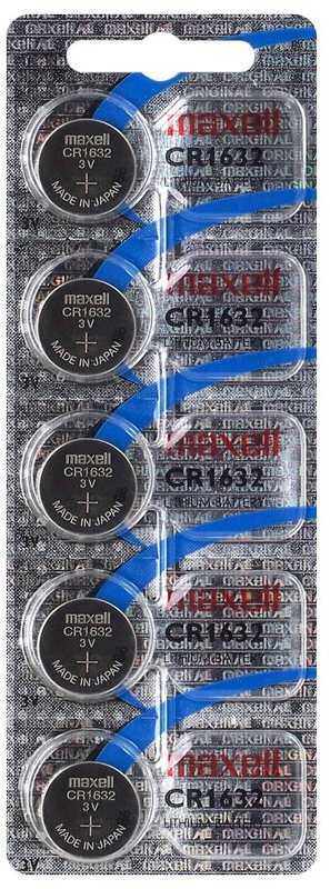 Baterija - Maxell CR1632 3V 140mAh Monetos Elementas