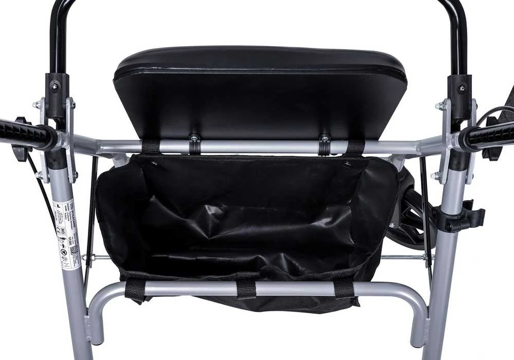 MDH Judėjimo Priemonė - Aliuminis Stovas 120kg Talpa, Reguliuojamas Sėdynė 51-56cm, Sulankstomas