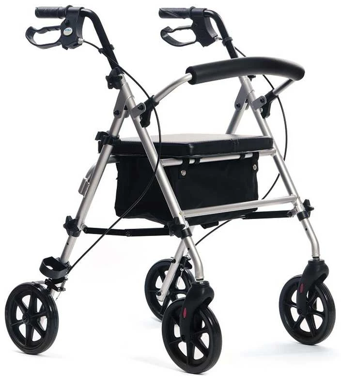 MDH Judėjimo Priemonė - Aliuminis Stovas 120kg Talpa, Reguliuojamas Sėdynė 51-56cm, Sulankstomas