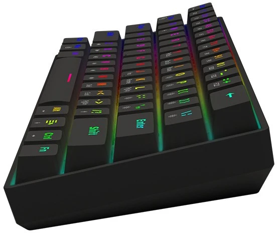 SAVIO BLACKOUT X2 mechaninė klaviatūra OUTEMU Peach tyli, karšto keitimo