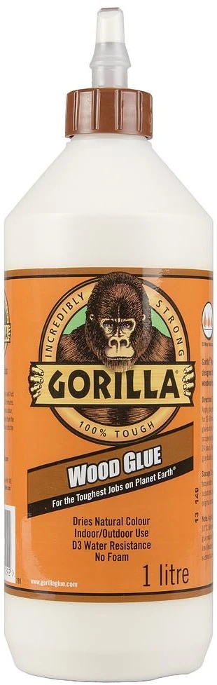 Medienos Klijai - Gorilla Wood Glue 1 L