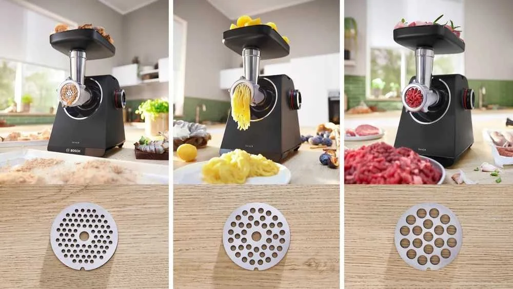 Bosch MFWS430B Serija 4, Mėsmalė, MultiPower Series 4, 1900 W, Juoda, Juodas