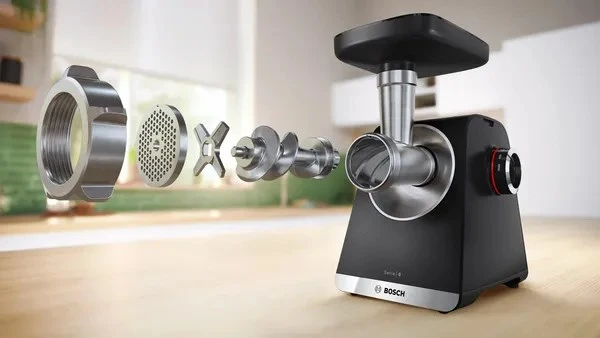 Mėsmalė Bosch Serie 6 MFWS650B mincer 500 W Juodas, Sidabrinis