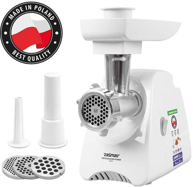 Mėsmalė - Zelmer ZMM5801P 2200 W Baltas
