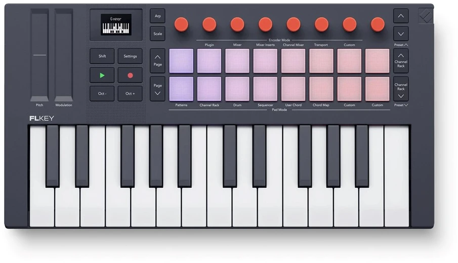 Novation FLKEY 2 Mini 25 - MIDI keyboard dedicated to FL Studio software, 25 keys.