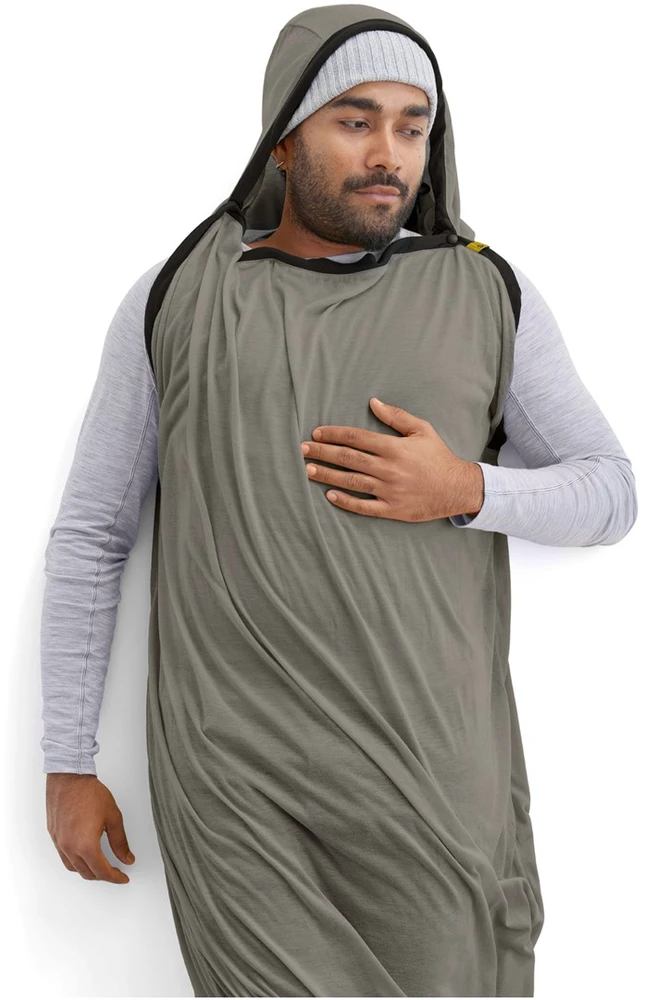 SEA TO SUMMIT Reactor Lightweight Liner Long miegmaišio įdėklas, alavo spalvos