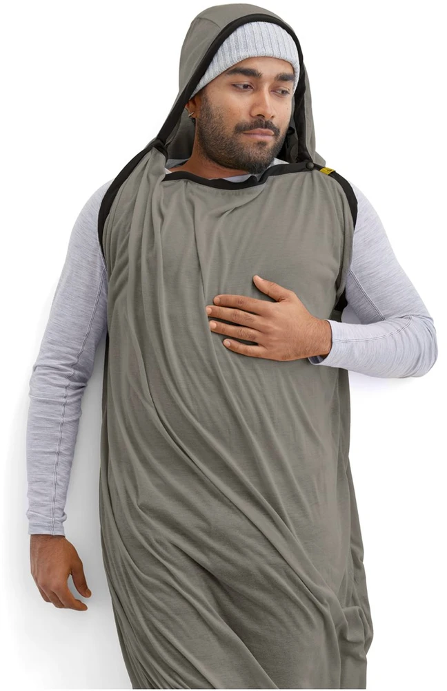 SEA TO SUMMIT Reactor Lightweight Liner įprastas miegmaišio įdėklas, alavo spalvos
