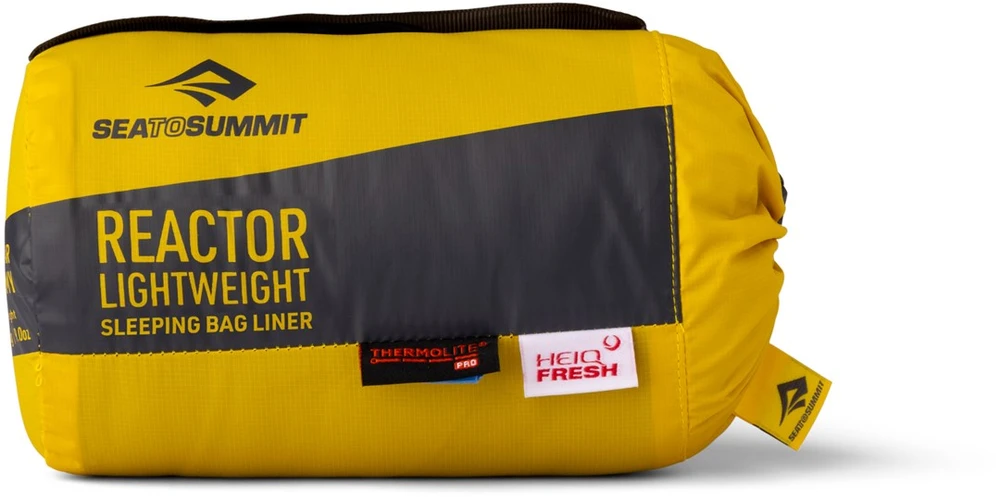 SEA TO SUMMIT Reactor Lightweight Liner įprastas miegmaišio įdėklas, alavo spalvos