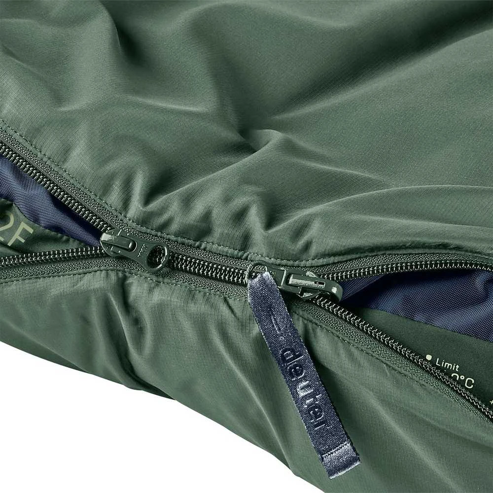 Deuter Orbit -5C/23F - 185 cm sintetinis miegmaišis (Ivy/Ink)