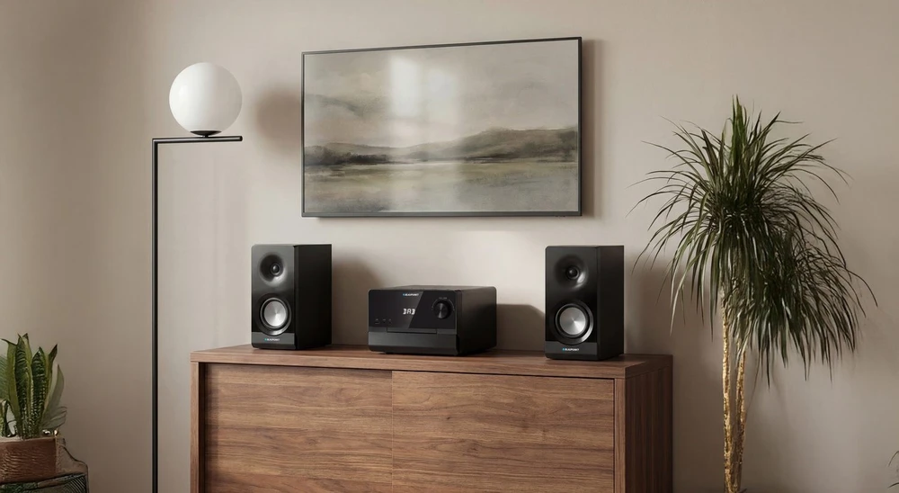 Muzikinis centras Mikrowieża BLAUPUNKT MS49DAB, juoda