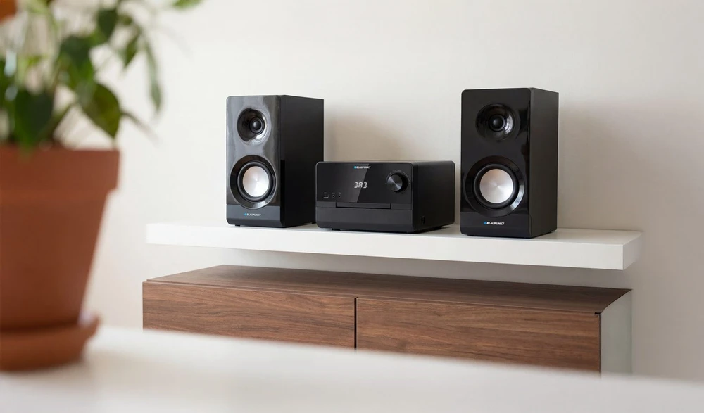 Muzikinis centras Mikrowieża BLAUPUNKT MS49DAB, juoda