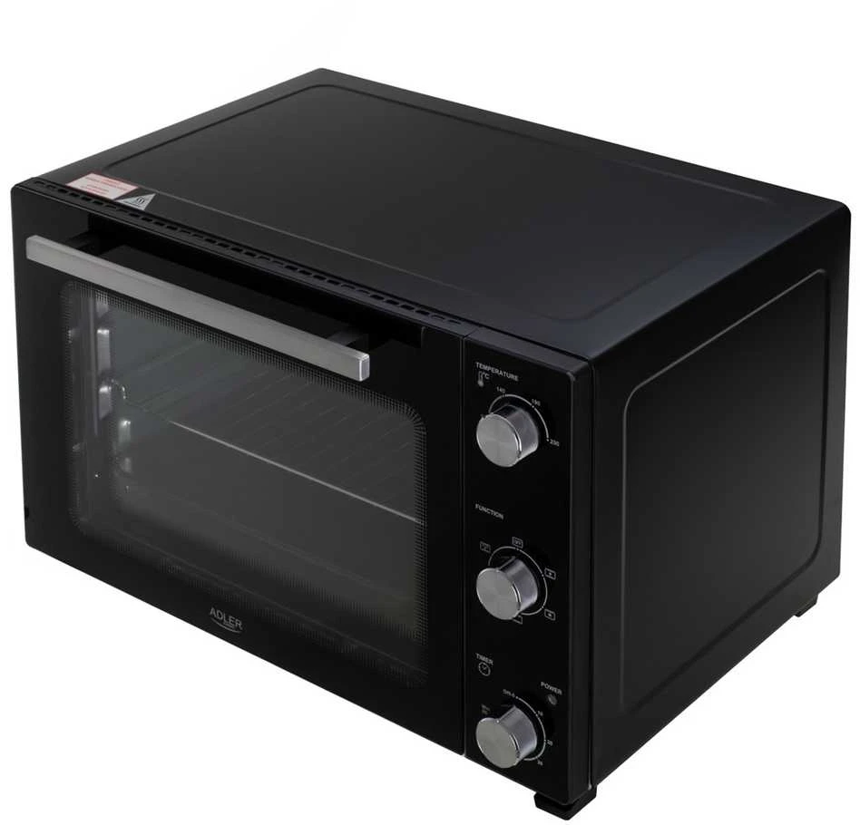 Mikrobangų krosnelė Adler Electric orkaitė | AD 6026 | 48 L | 1800 W | Juodas