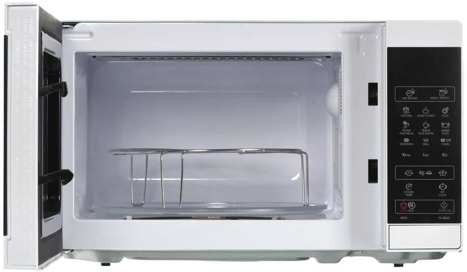 Sharp YC-MG02E-W mikrobangų krosnelė Stalviršis 20 L 800 W Mėlyna, Baltas