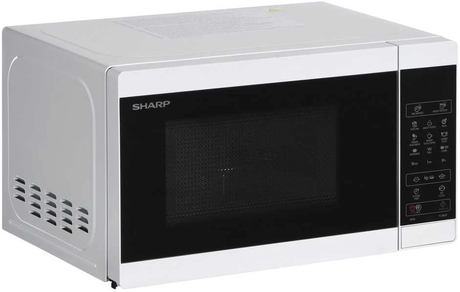 Sharp YC-MG02E-W mikrobangų krosnelė Stalviršis 20 L 800 W Mėlyna, Baltas