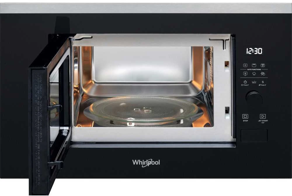 „Whirlpool WMF200G“ mikrobangų krosnelė, įmontuojama, kombinuota, 20 l, 800 W, Juodas