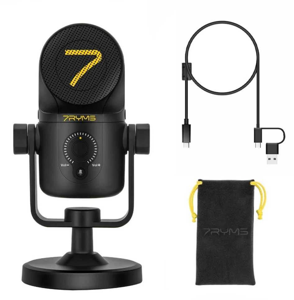 Mikrofonas - 7Ryms SR-USB MINI Kondensatorinis USB-C Cable Release 16mm Diafragma