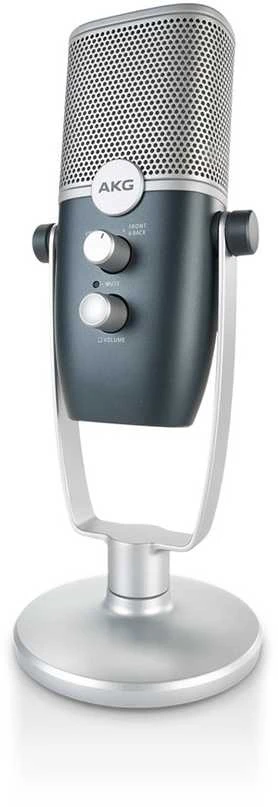 AKG Ara - professional USB condenser microphone, mėlynas-sidabrinis