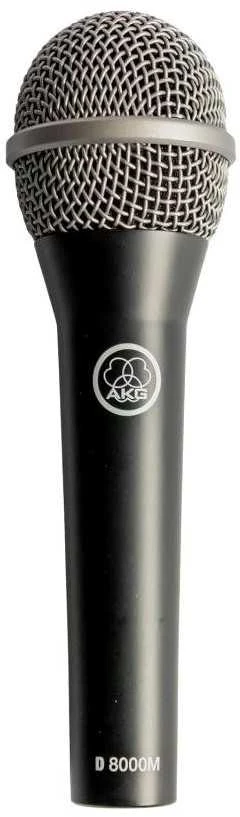 AKG D8000M - dinaminis vokalinis mikrofonas, juodas