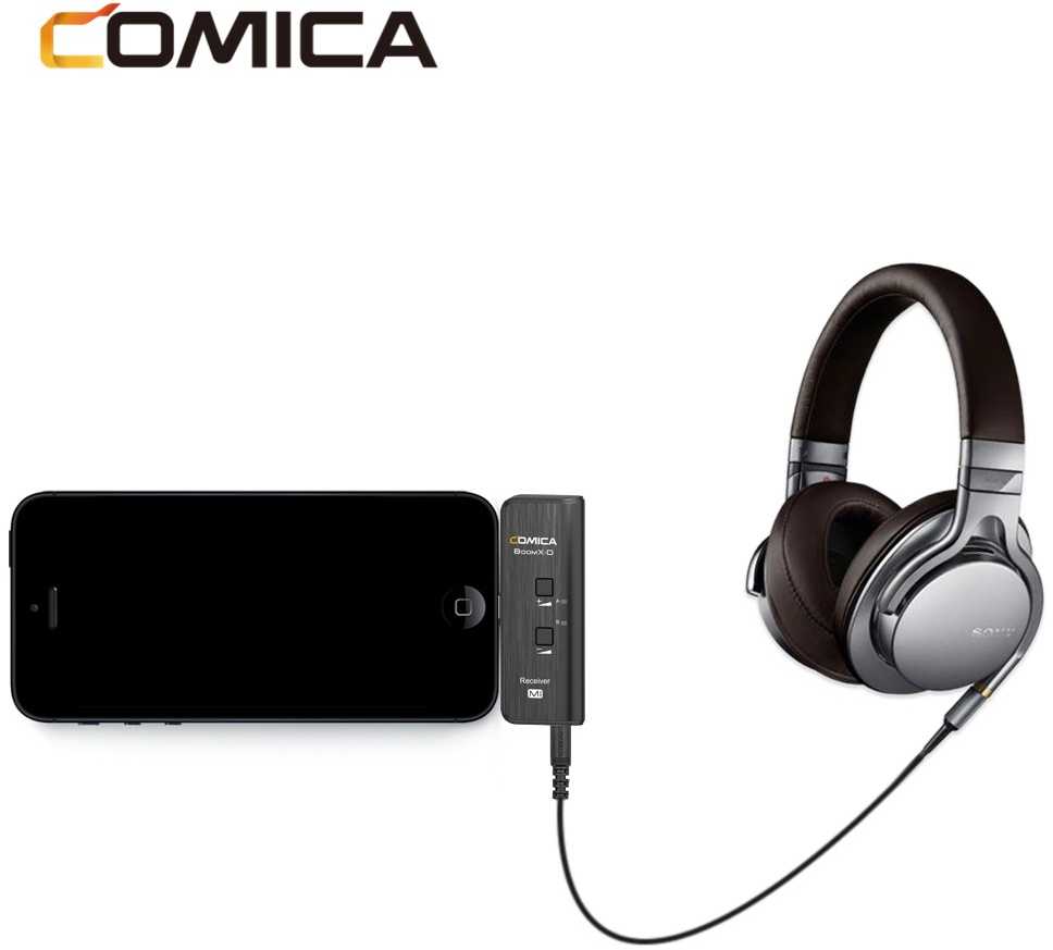 Mikrofonas - Comica BoomX-D MI1 Belaidis Dviejų Kanalų Sistema 100m Diapazonas
