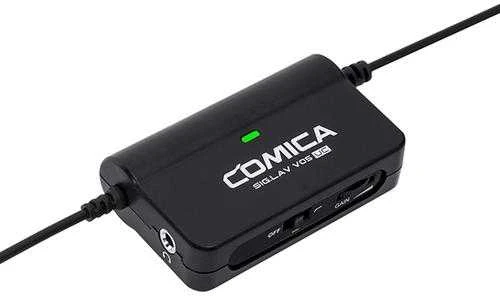 Mikrofonas - Comica SIG.LAV V05UC lavalier 3.5mm TRRS juodas