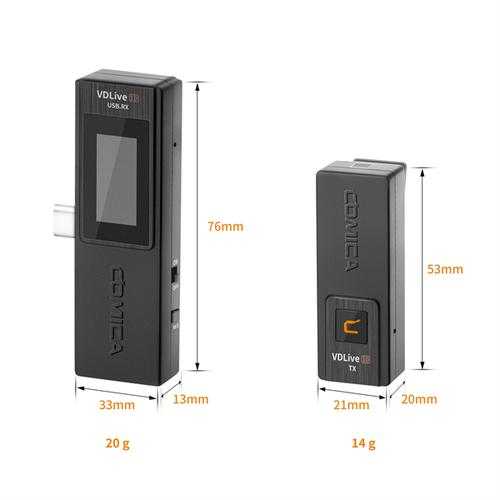 Mikrofonas - Comica VDLive 10 USB Plug-and-Play Streaming Juodas