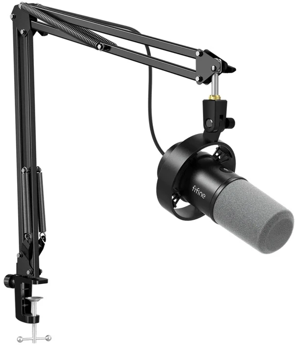 Mikrofonas - Fifine K688CT Dinaminis Mikrofonas, Juoda
