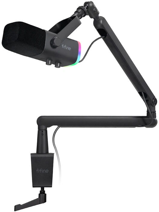 Mikrofonas - Fifine TAM8 Dinaminis USB ir XLR Kardioidinis Vokalinis Instrumentas Juodas